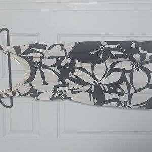 Black and White Floral Dress